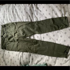 Army green gap pants